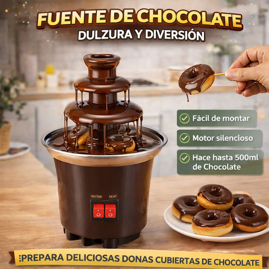 🍫 Fuente de Chocolate 3 Niveles | Ideal para Eventos