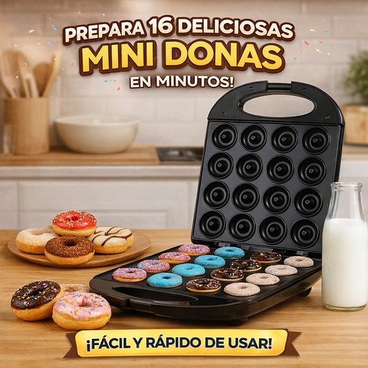 🍩 Máquina Mini Donas Sokany 16 Puestos | Repostería Fácil y Rápida