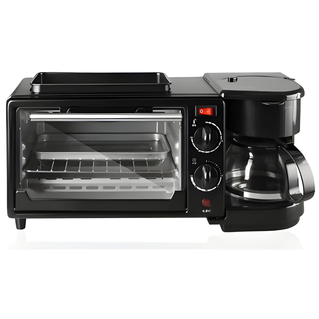 Horno Cafetera 3 en 1 Sokany ☕🍳 | Desayunos rápidos y fáciles