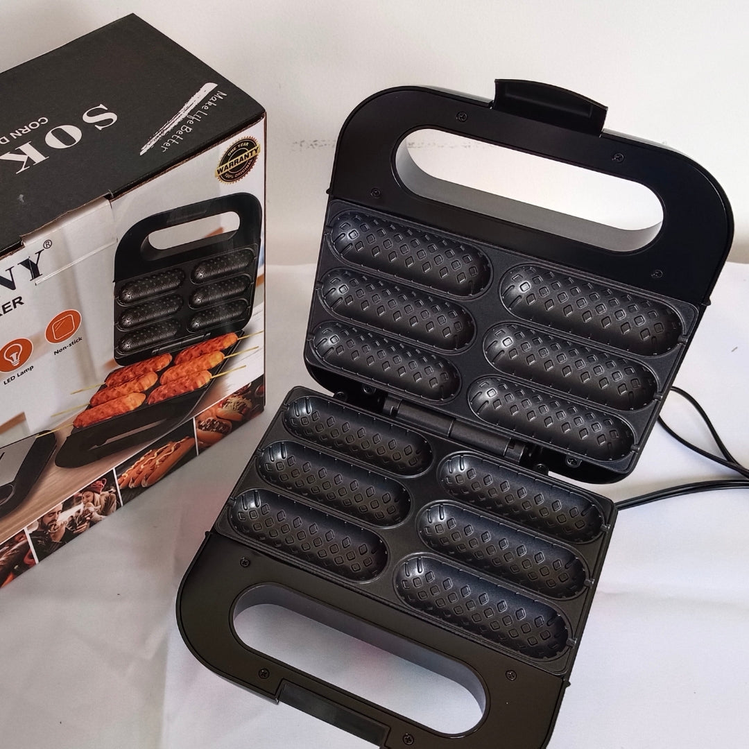 Máquina Sokany 5 en 1 🌭 Corndogs, Donas y Más