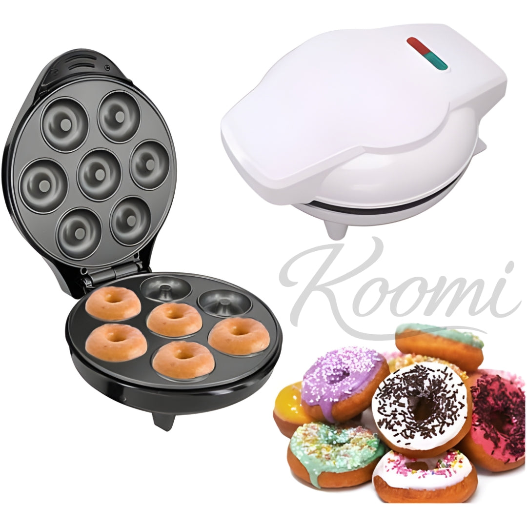 Máquina de Mini Donas 7 Puestos 🍩⚡ Antiadherente y Rápida