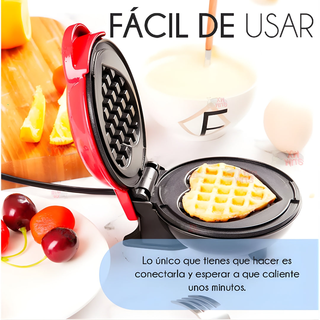 Waflera Eléctrica ❤️ Forma de Corazón