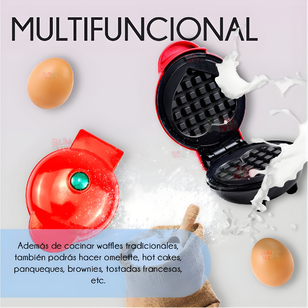 Waflera Eléctrica ❤️ Forma de Corazón
